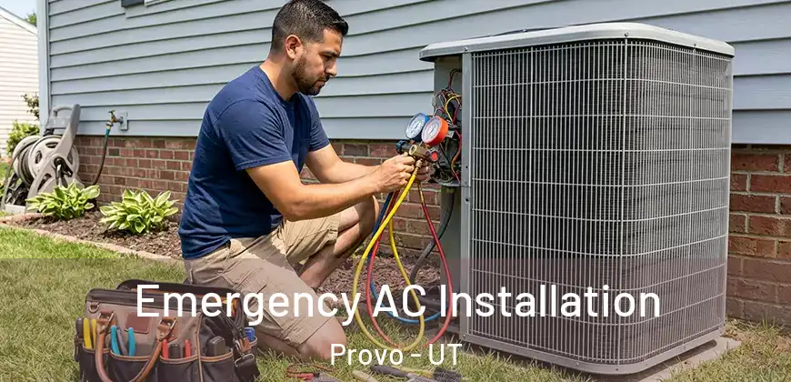  Emergency AC Installation Provo - UT