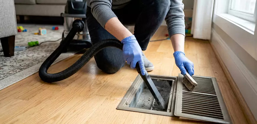 Ducted Heating Filter Cleaning in Provo